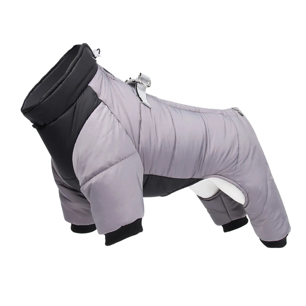 Winter Warm Waterproof Dog Jacket For Small And Medium Breeds