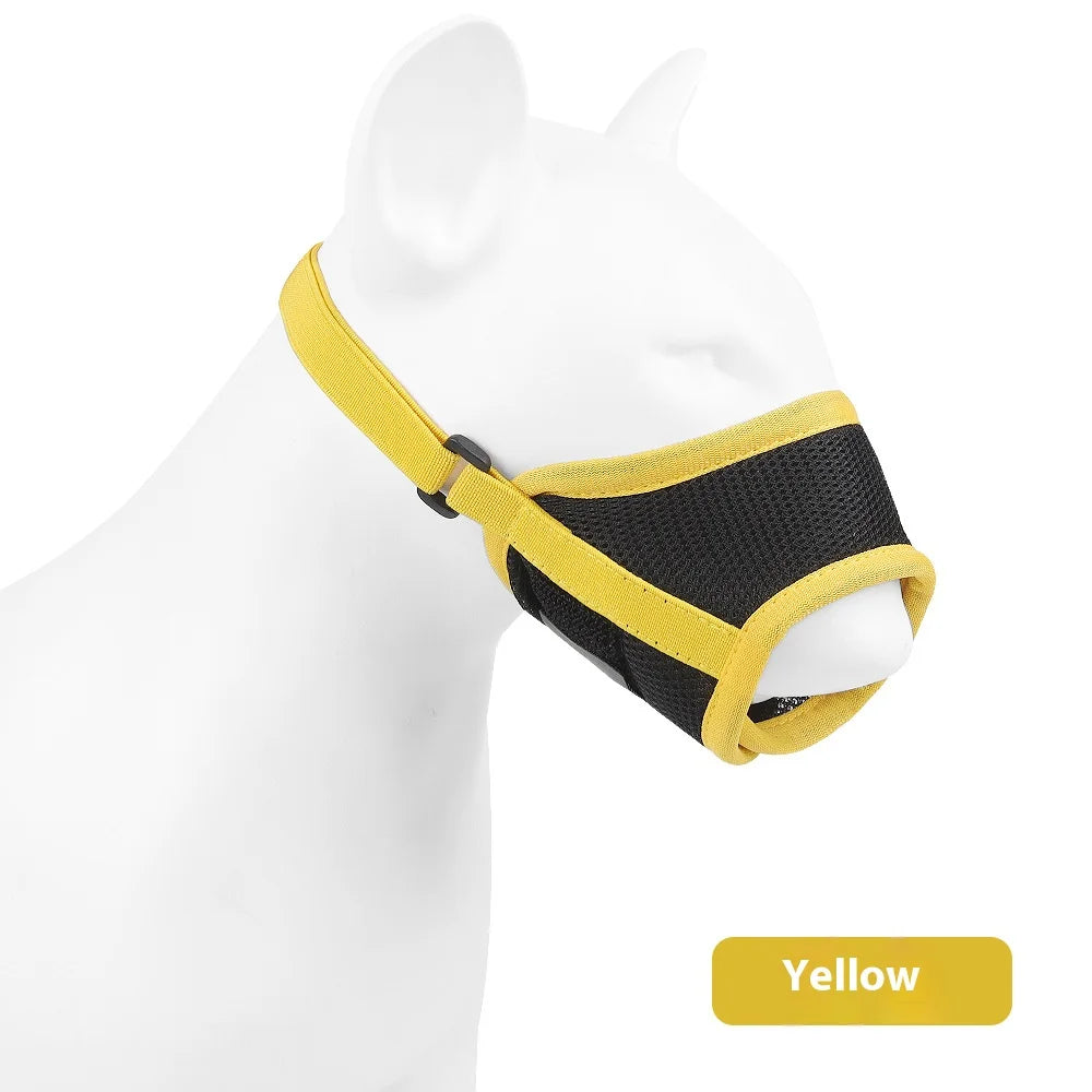 Comfortable Breathable Adjustable Dog Muzzle Anti Bite Anti Eating Drinking