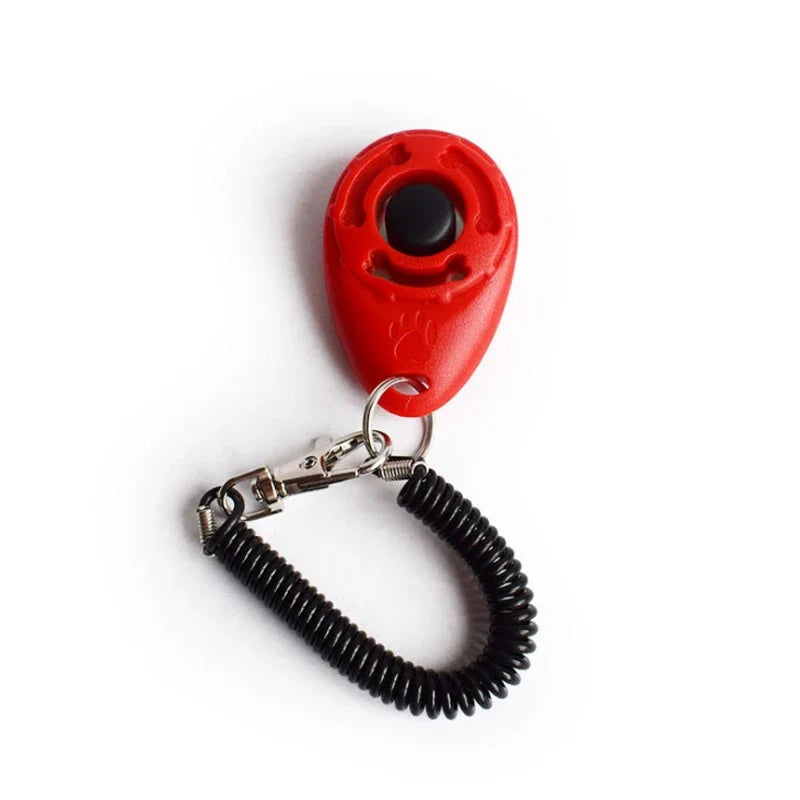 Dog Training Clicker, Plastic, Adjustable Wrist Strap, Training Aid