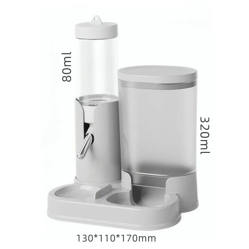 2 In 1 Automatic Hamster Feeder And Water Bottle Gravity