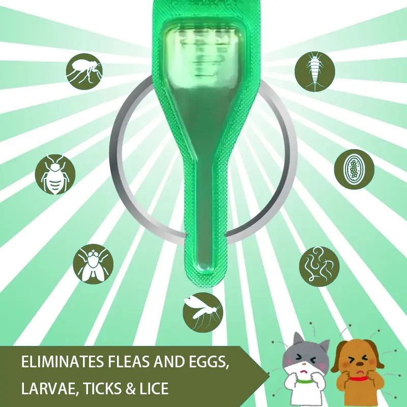Pet Flea Tick Drops For Skin Health And Itch Relief