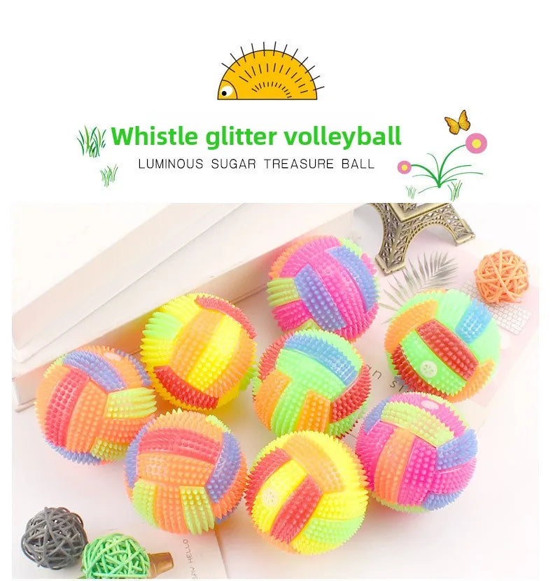 Glowing LED Ball Toy For Dogs And Cats Interactive Light