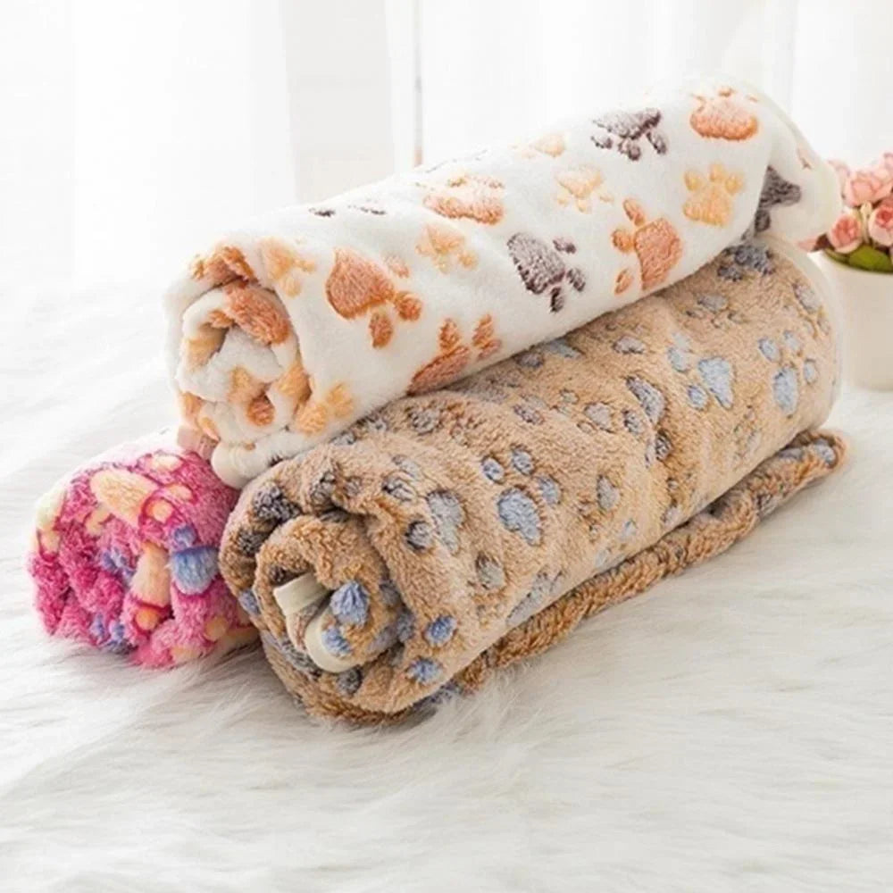 Soft Fluffy Pet Blanket for Cats and Dogs Cozy Comfort