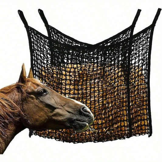 Slow Feed Hay Nets For Horses, Large Capacity, Small Opening