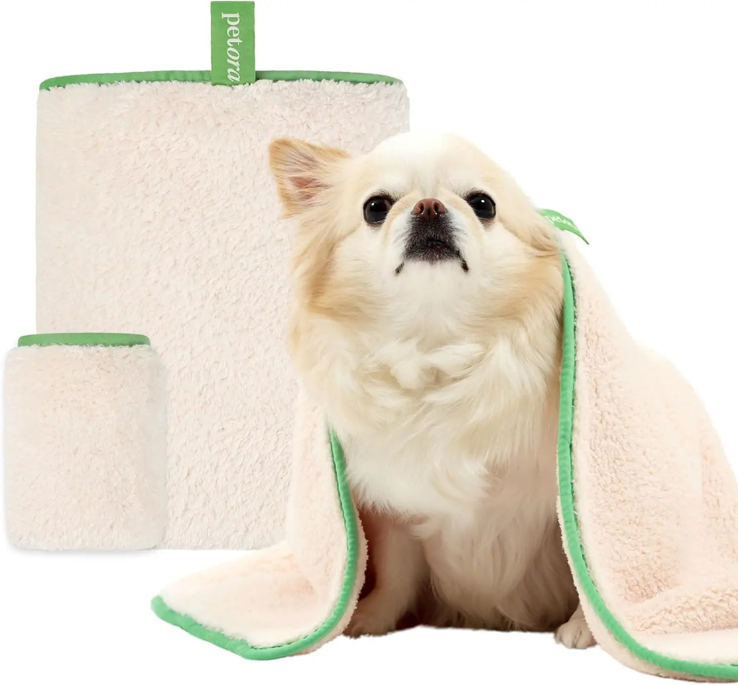 Quick-Dry Microfiber Pet Spa Towels 2 Piece Set For Pets
