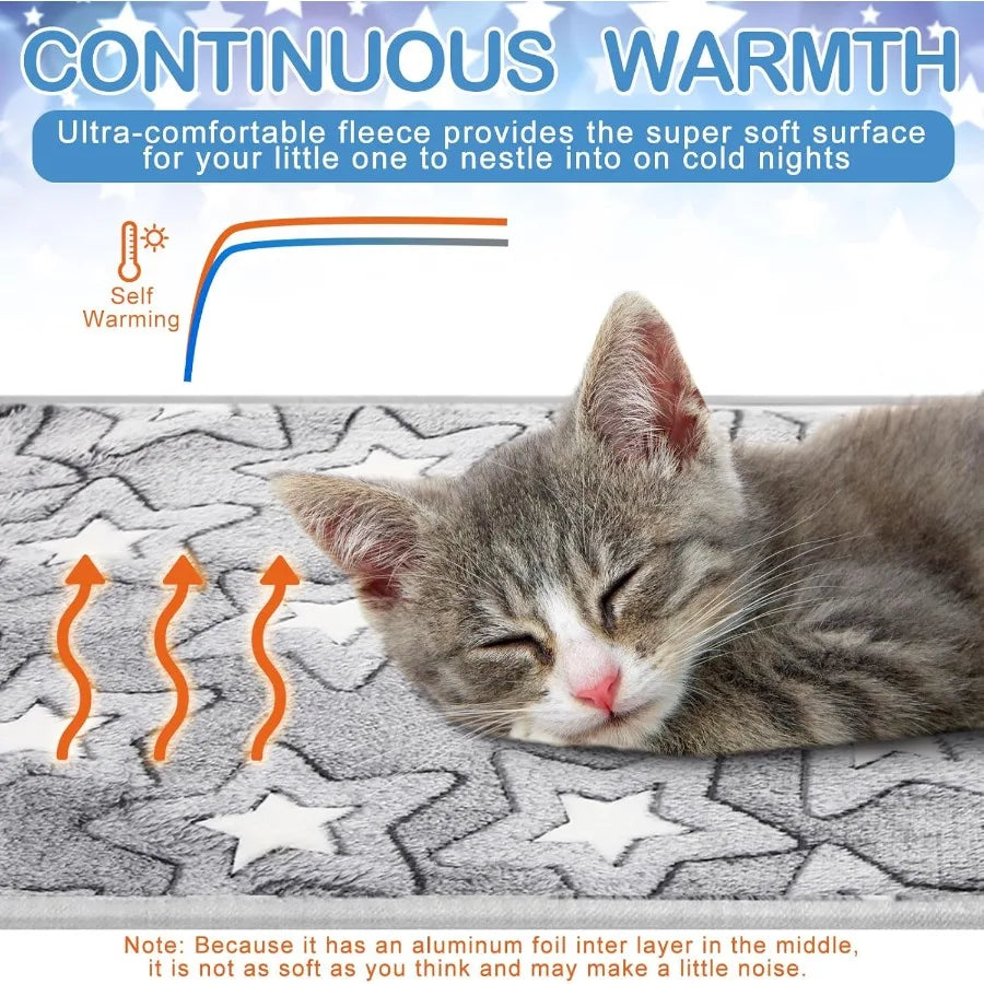 Self Warming Cat Pad And Mat For Indoor Outdoor Pets