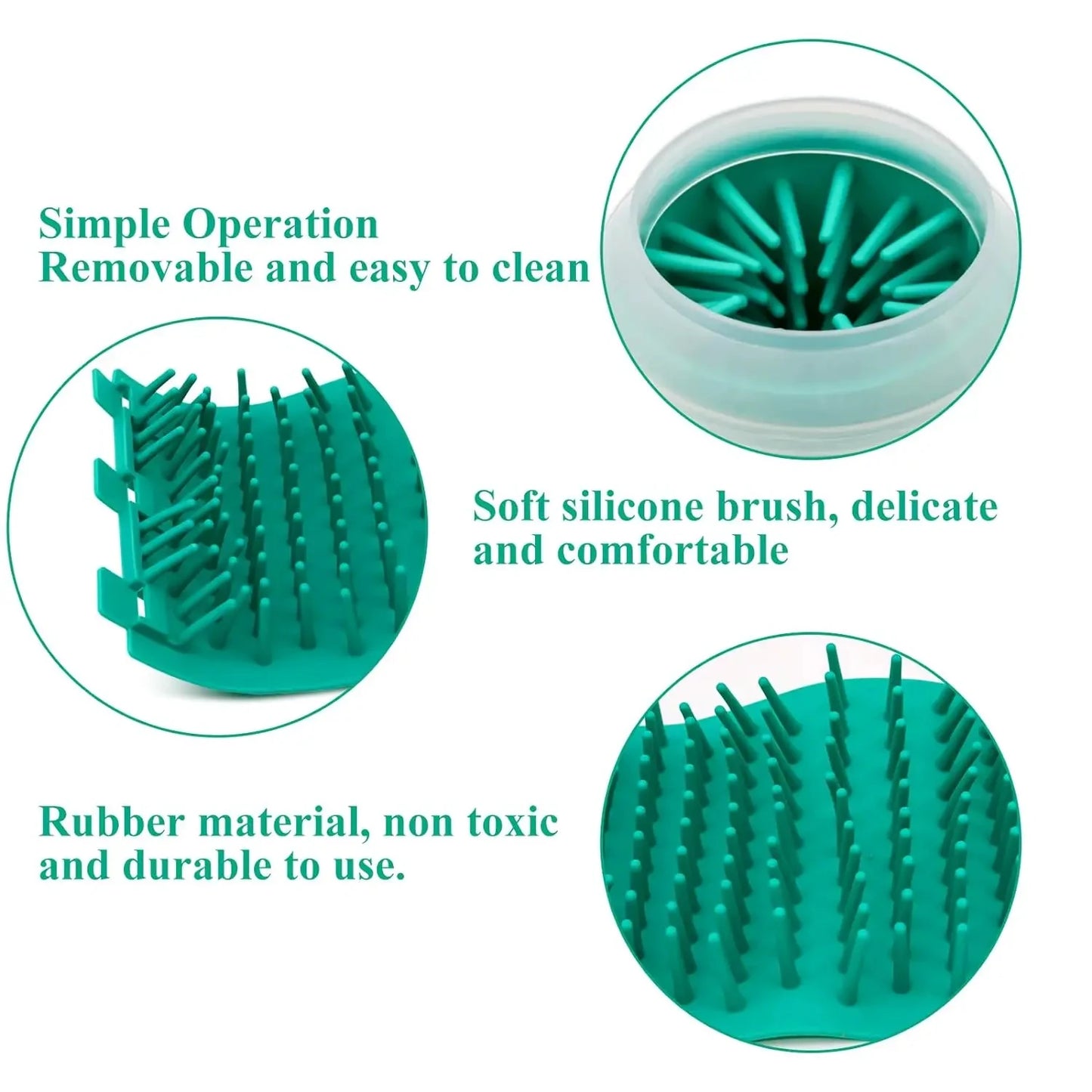 Soft Silicone Pet Foot Wash Cup For Cats And Dogs Portable Foot Cleaner