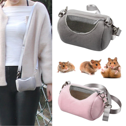 Small Pet Backpack Carrier Bag for Hamsters and Squirrels