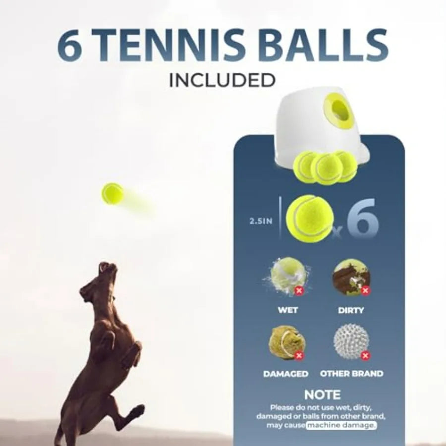 Rechargeable Automatic Dog Ball Launcher Interactive Fetch Toy