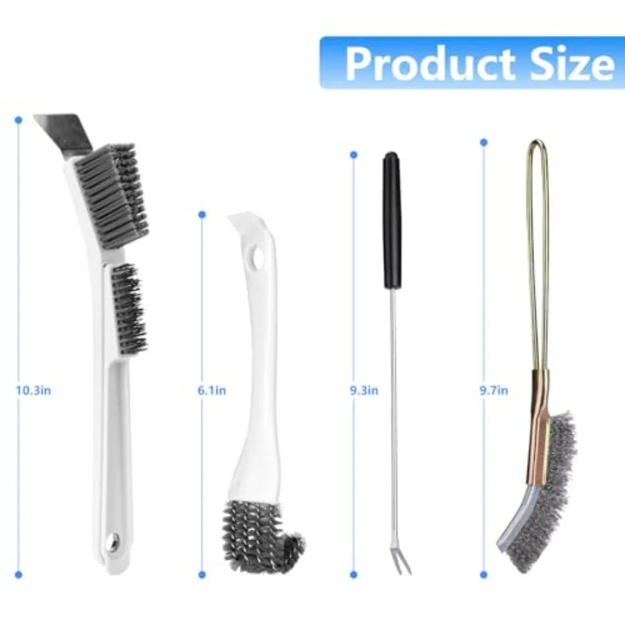 Bird Cage Cleaner Brush Kit Stainless Steel Cleaning Tools
