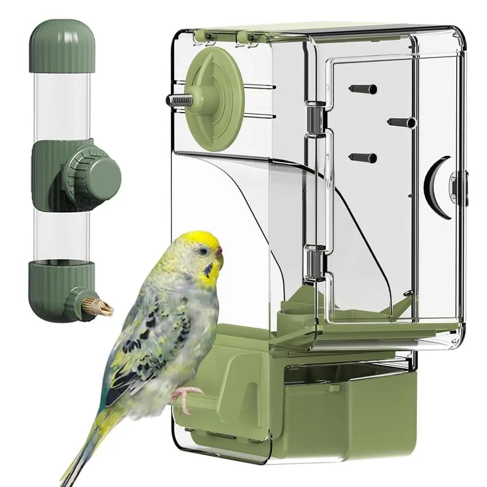 Automatic Bird Water Dispenser For Cage Parakeets And Small Birds