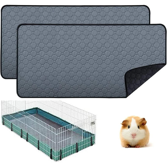 Guinea Pig Cage Lining Washable Pad Reusable Non Slip Pad