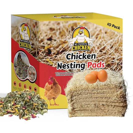 Chicken Nesting Pads With Aromatic Nest Herbs Bedding
