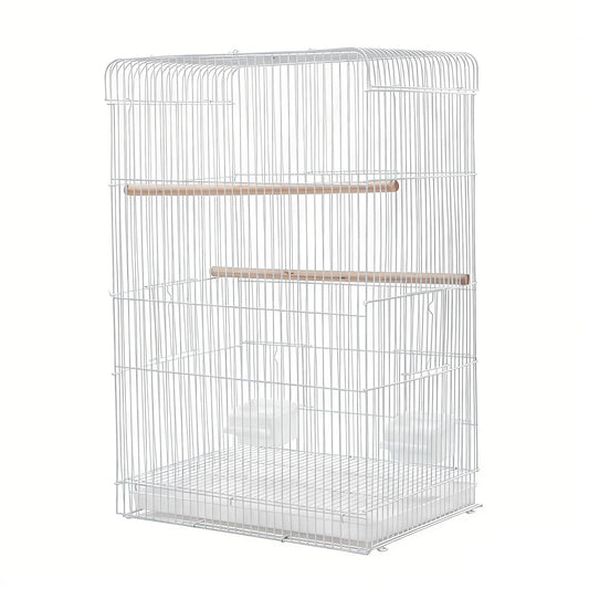 Impact Resistant Portable Parrot Cage With Removable Tray Indoor Outdoor Use