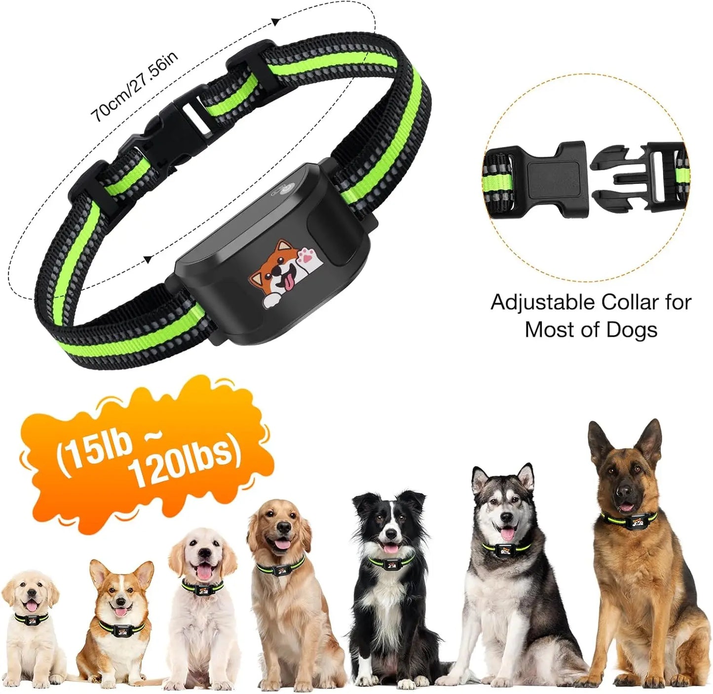 Outdoor GPS Wireless Dog Fence System With Bluetooth Training Collar