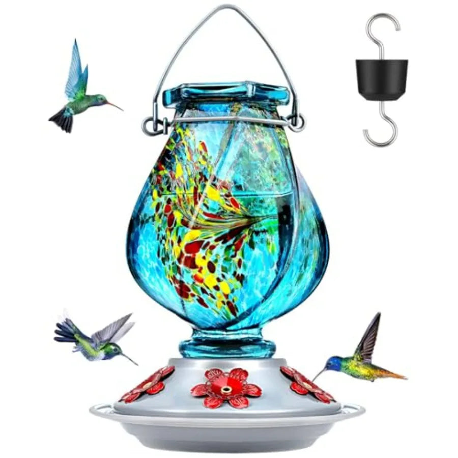 Hummingbird Feeder With Ant Moat And Bee Proof Ports