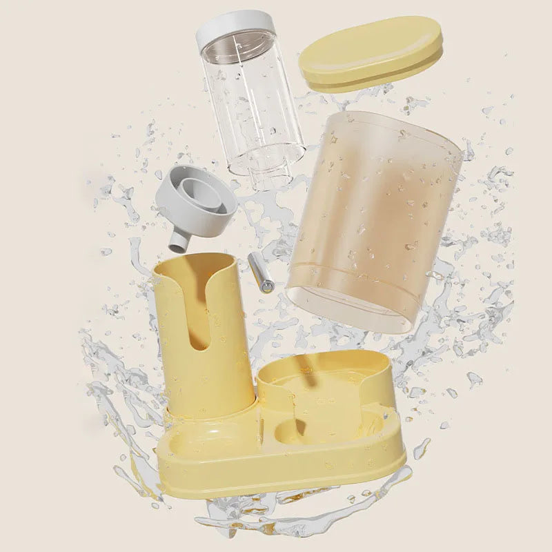 2 In 1 Automatic Hamster Feeder And Water Bottle Spillproof