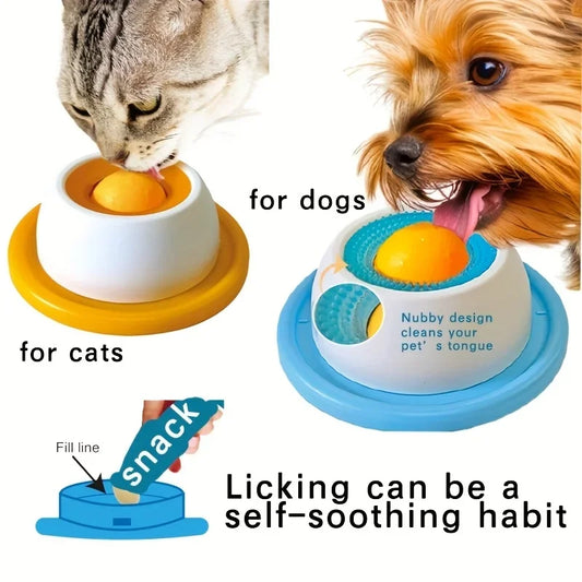 Interactive Cat Toy Slow Feeder Food Dispenser for Pet Enrichment