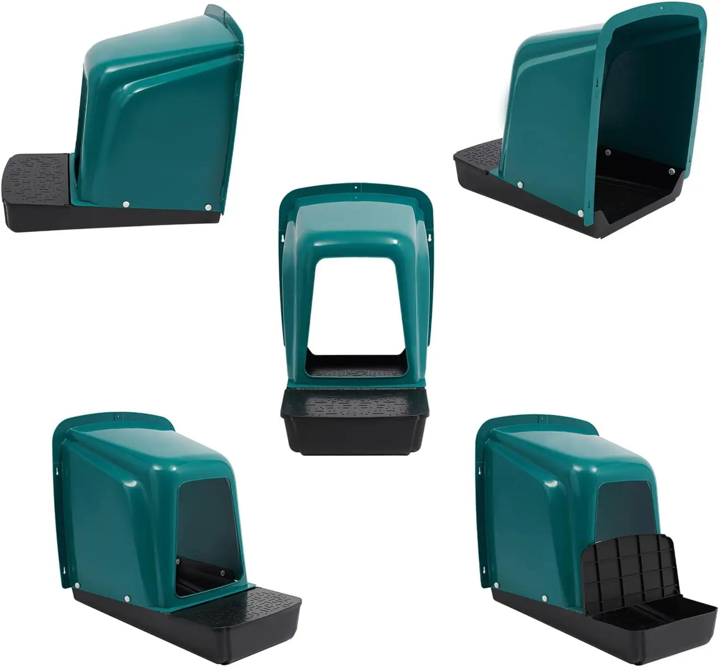 Roll Away Chicken Nesting Boxes 5 Pack Durable Plastic