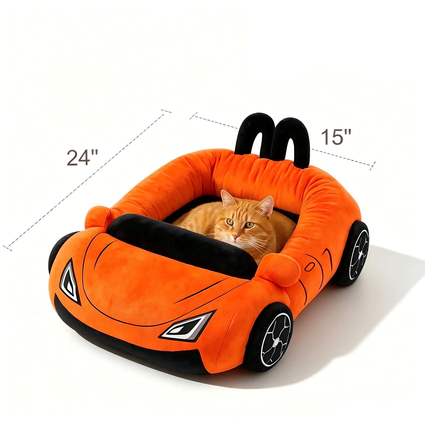 CWV Supercar Cat Bed Cozy Private Kitten Bed With Pillow