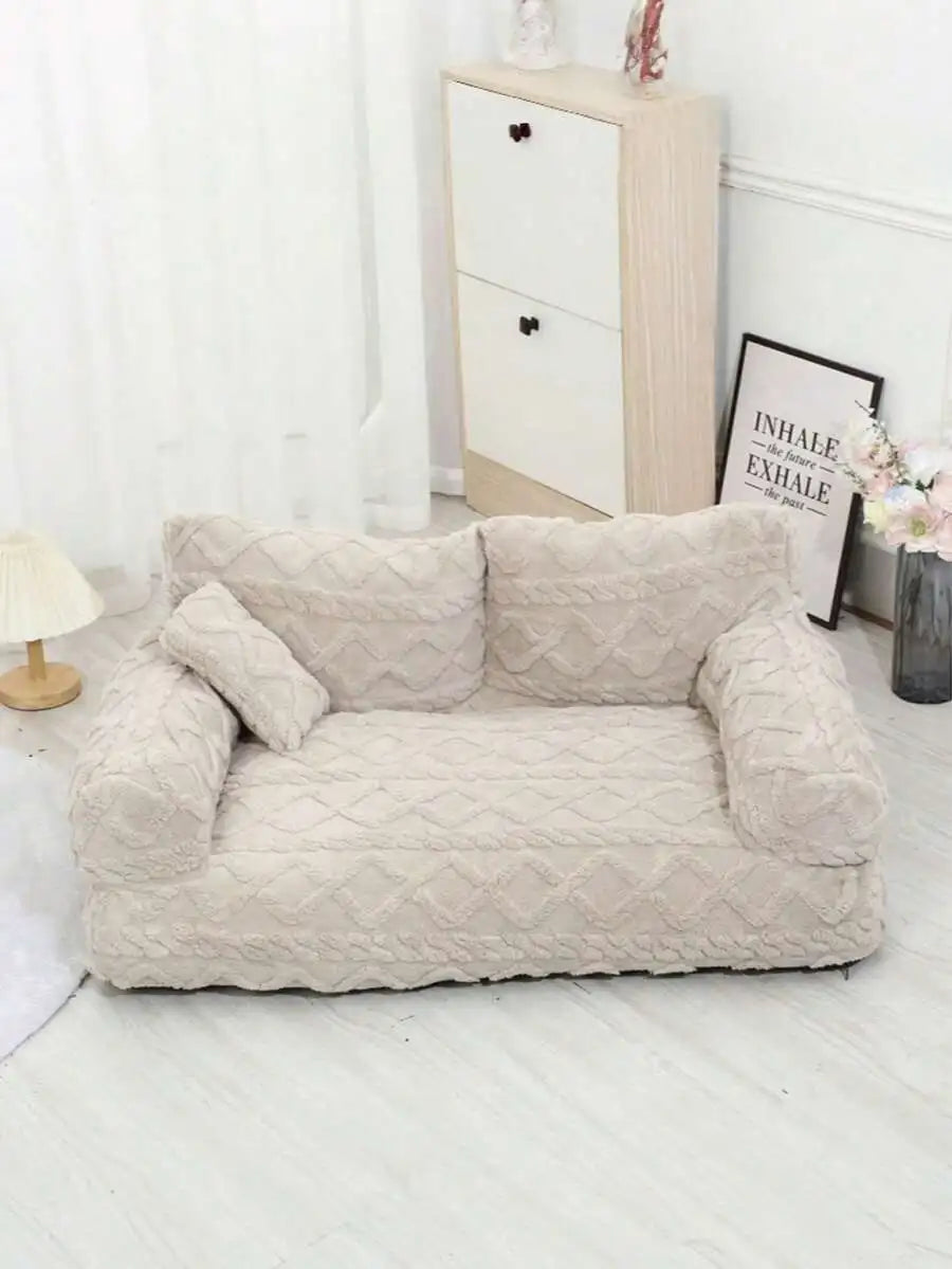 All-Season Pet Sofa Bed For Cats And Dogs, Washable