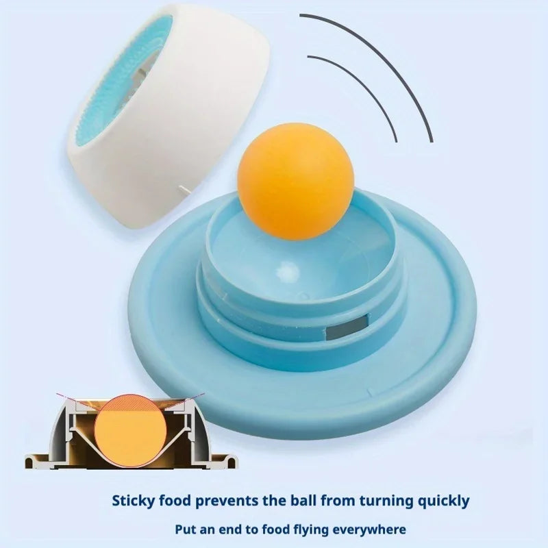 Interactive Cat Toy Slow Feeder Food Dispenser for Pet Enrichment