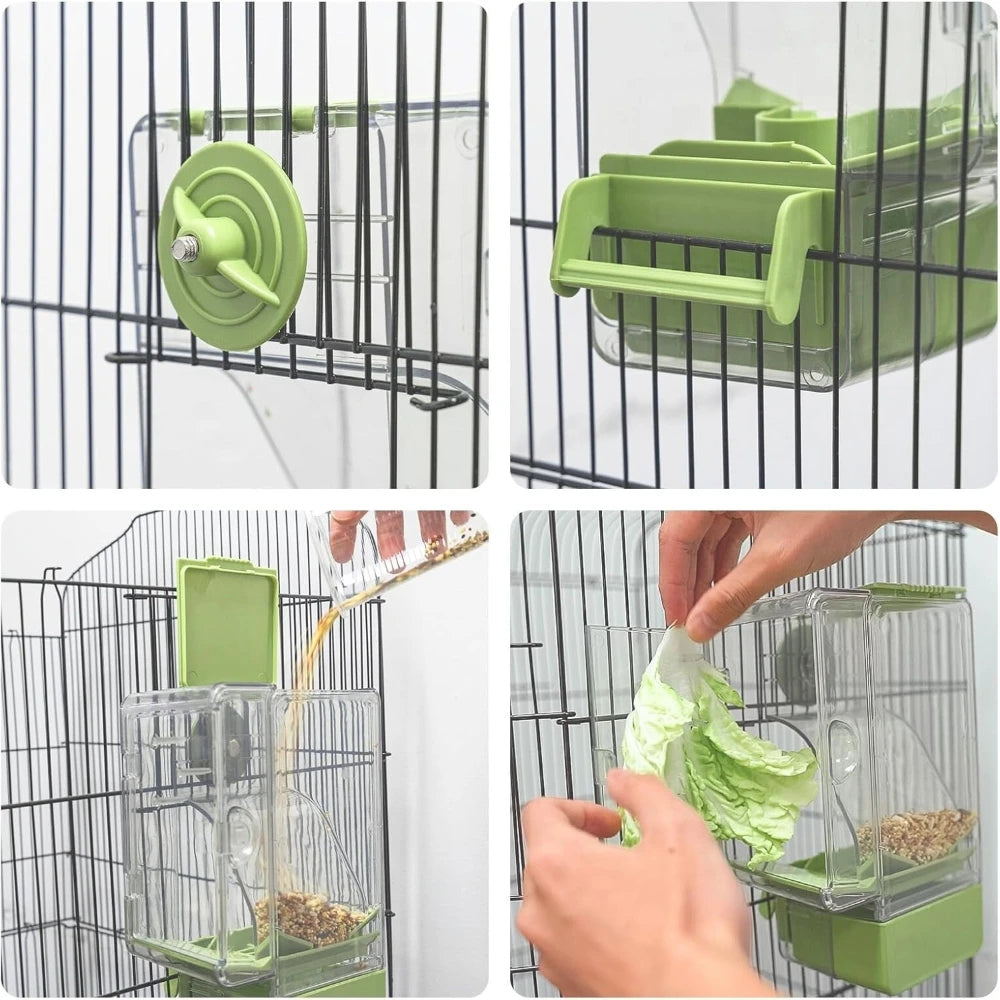 Automatic Bird Water Dispenser For Cage Parakeets And Small Birds
