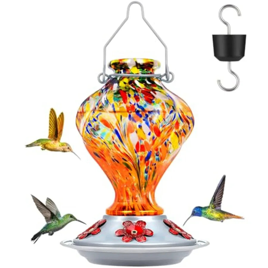 Hummingbird Feeder With Ant Moat And Bee Proof Ports