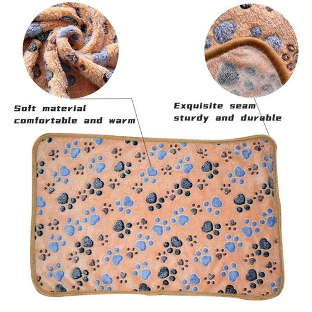 Soft Fluffy Pet Blanket for Cats and Dogs Cozy Comfort