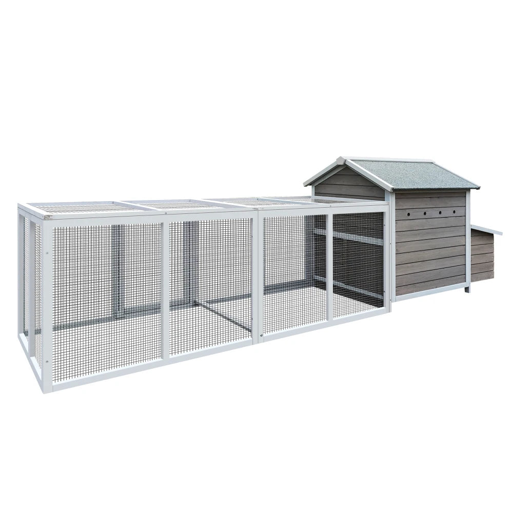 Wooden Chicken Coop Hen House With Nesting Box And Tray