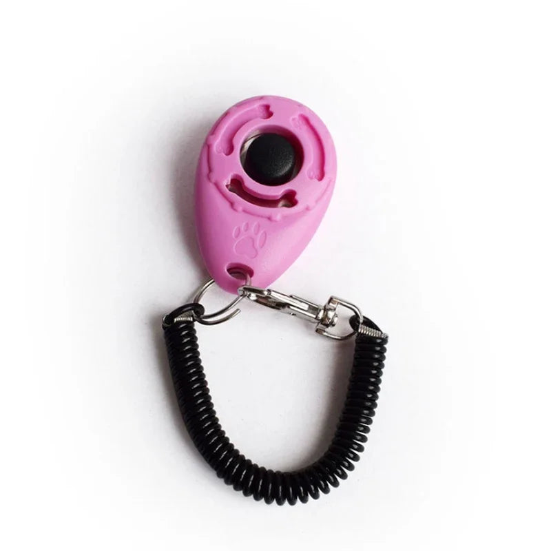 Dog Training Clicker, Plastic, Adjustable Wrist Strap, Training Aid