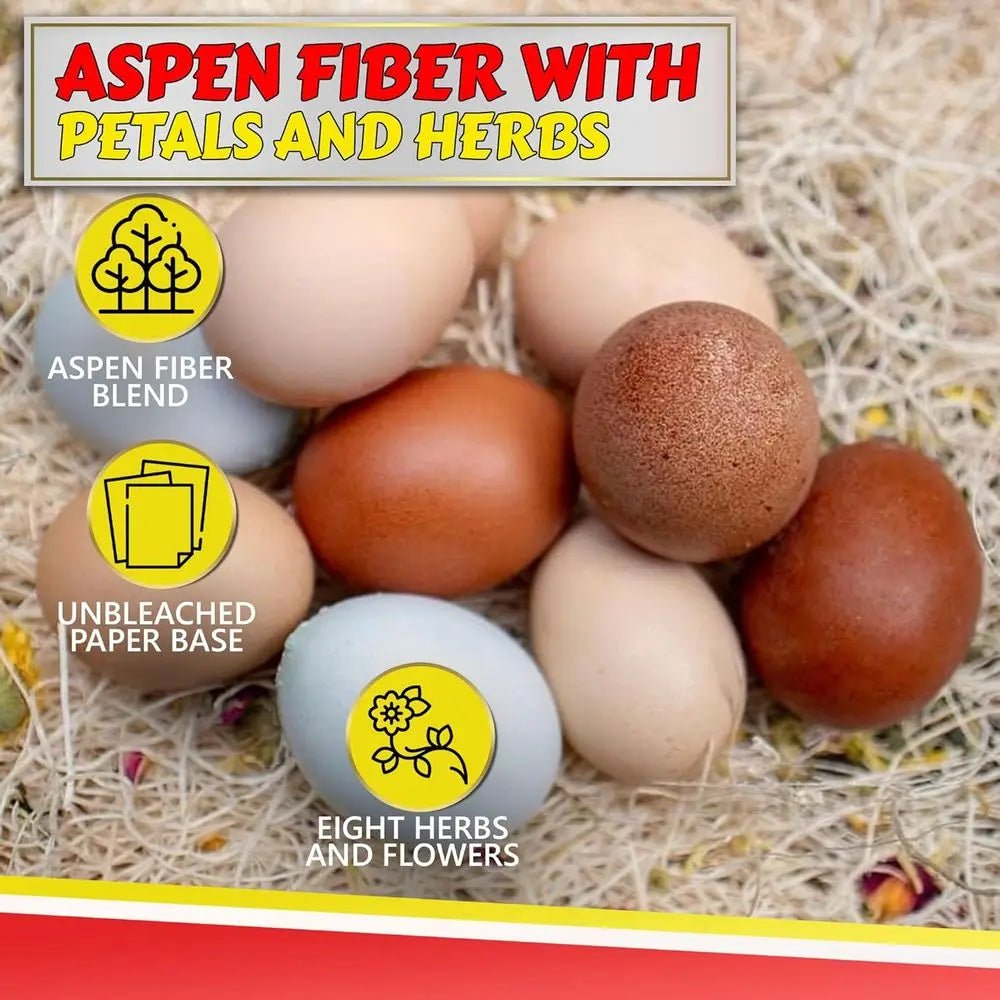 Chicken Nesting Pads With Aromatic Nest Herbs Bedding