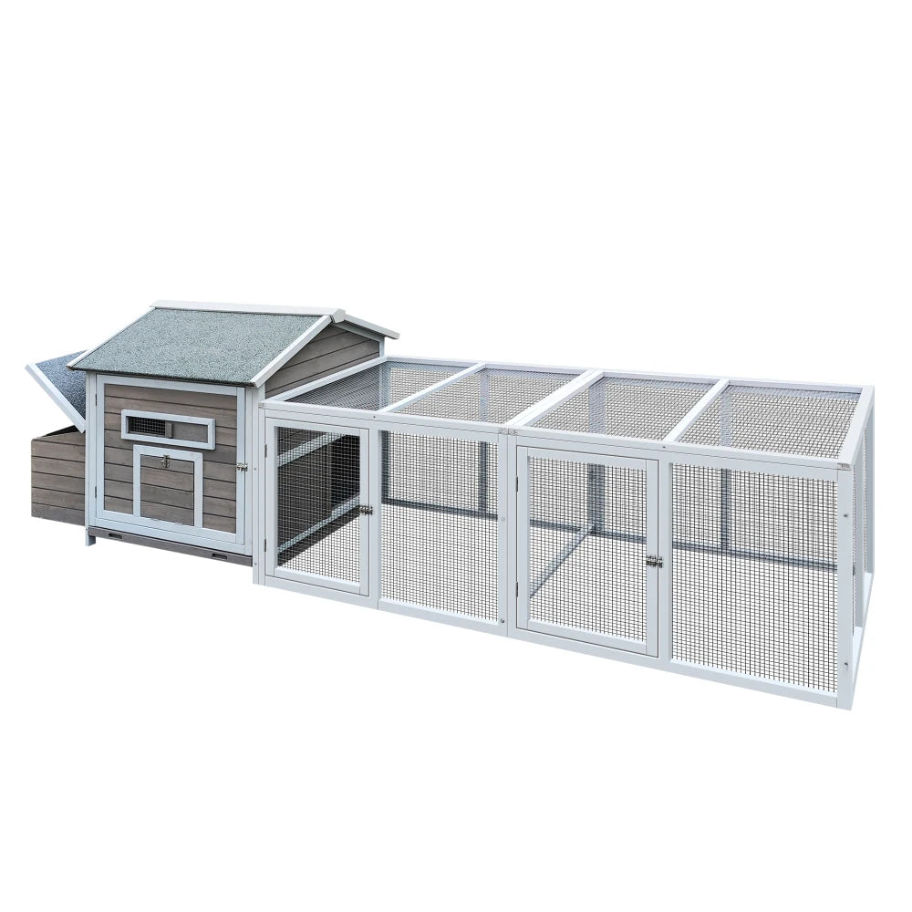 Wooden Chicken Coop Hen House With Nesting Box And Tray