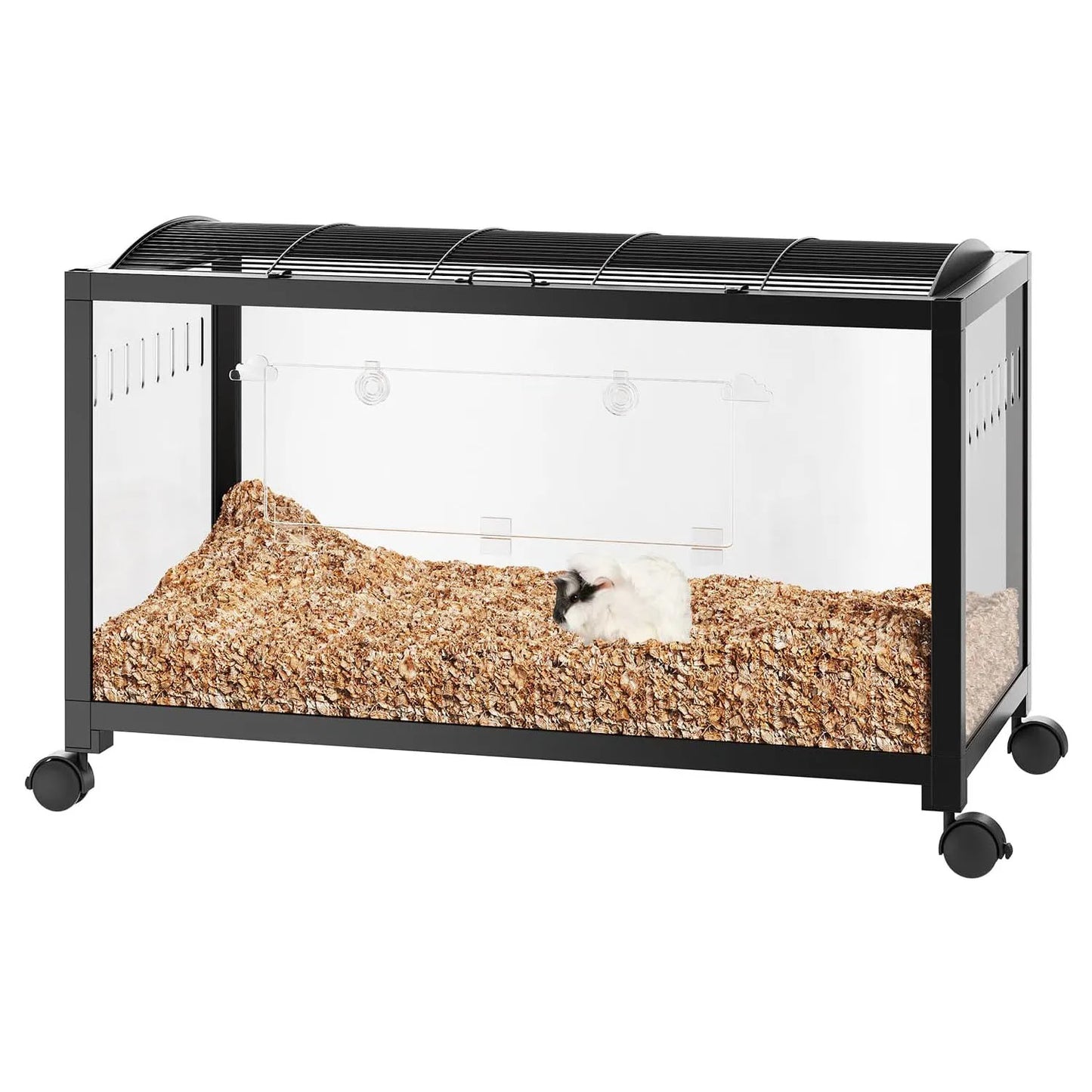 HiMISS Chew-Proof Metal Hamster Cage Stackable Small Animal Habitat