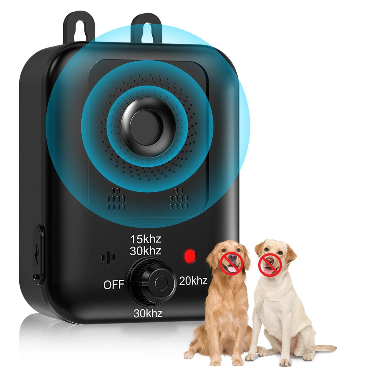 PetEdu Rechargeable Ultrasonic Dog Bark Deterrent Indoor Outdoor