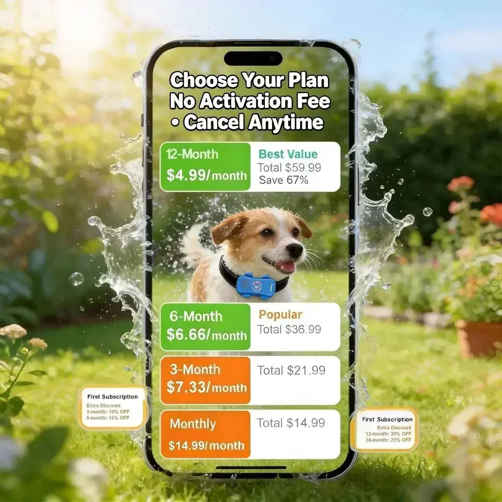 WANWAYTECH GPS Pet Tracker 4G For Dogs And Cats Real Time Tracking