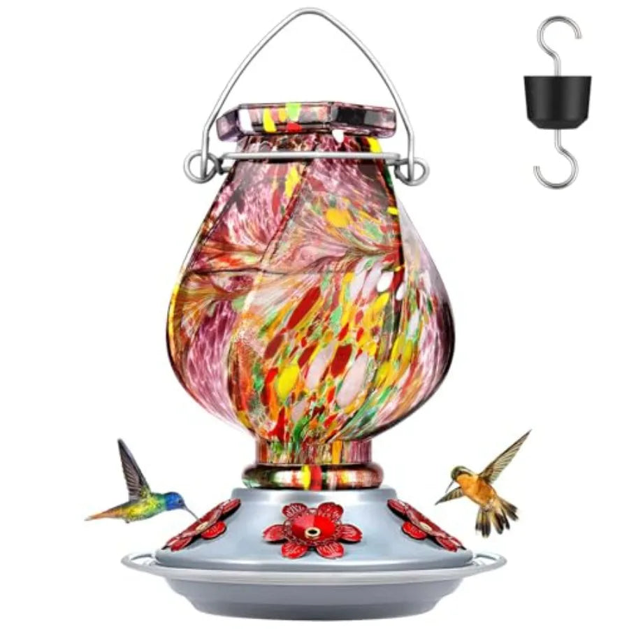 Hummingbird Feeder With Ant Moat And Bee Proof Ports