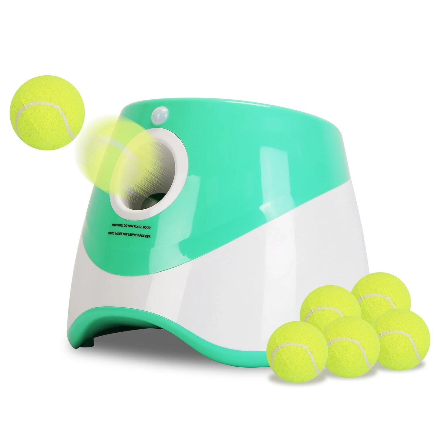 Automatic Dog Ball Launcher USB Rechargeable Fetch Machine