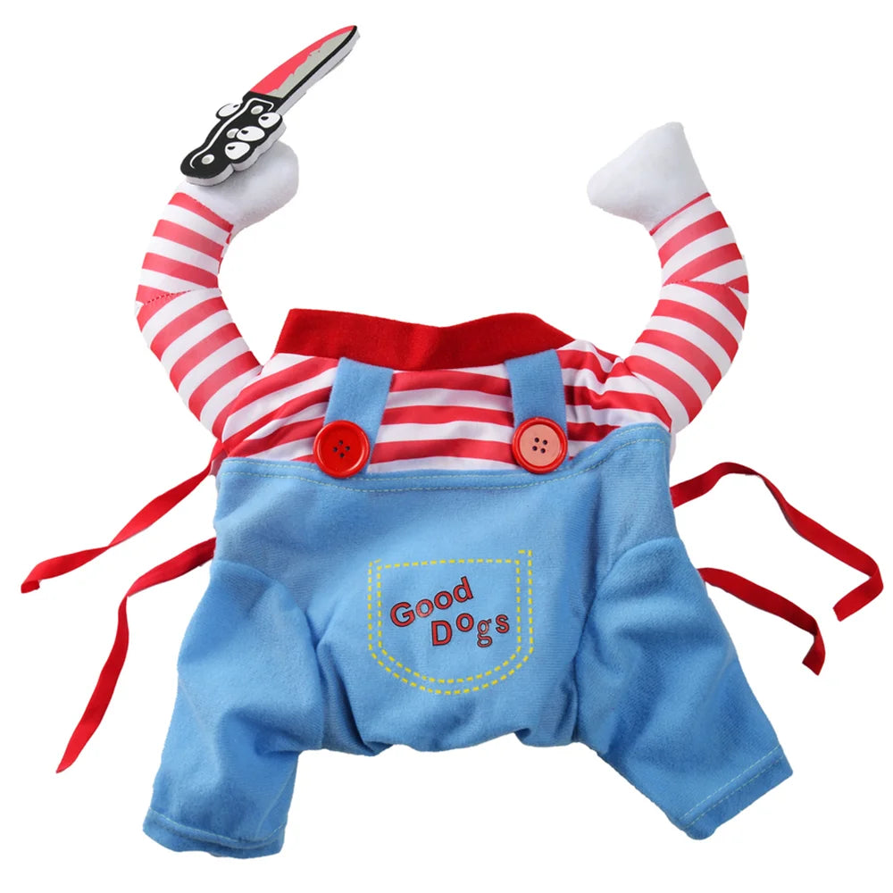 Halloween Dog And Cat Pullover Costume For Pets Cosplay Costumes