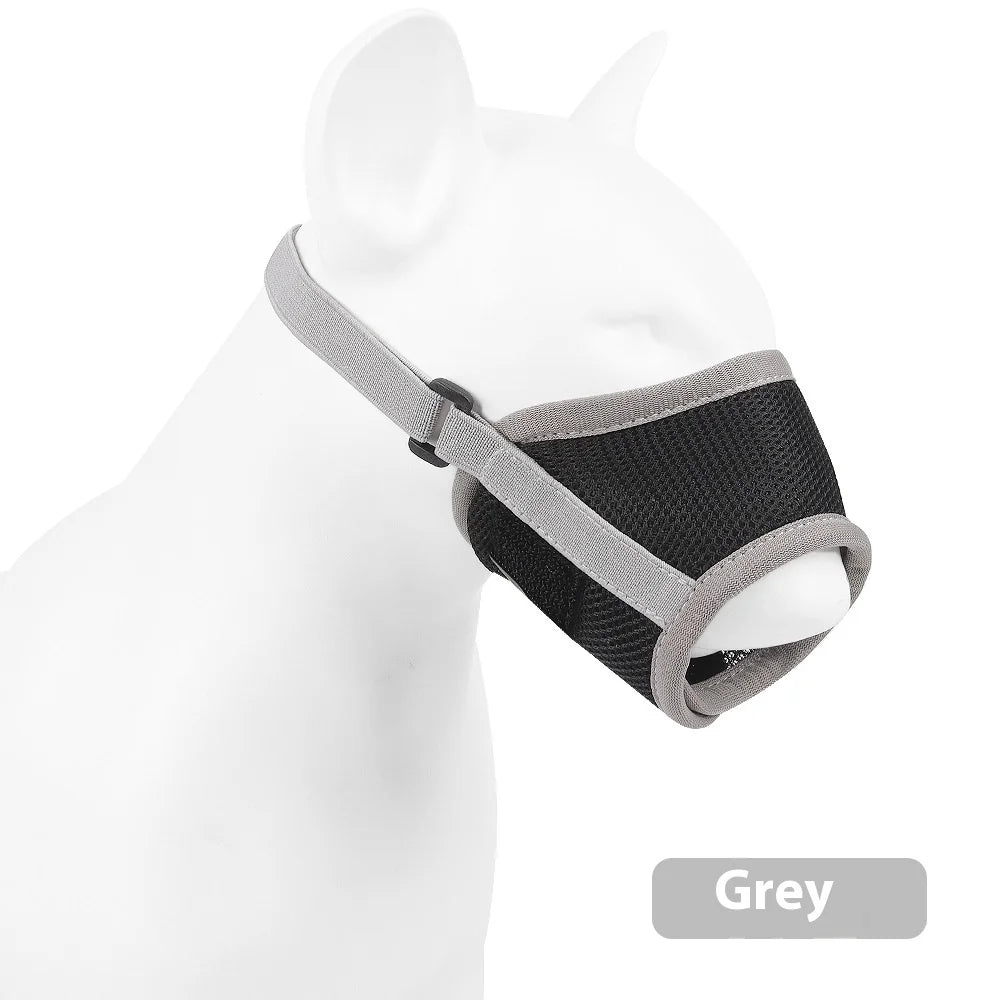 Comfortable Breathable Adjustable Dog Muzzle Anti Bite Anti Eating Drinking