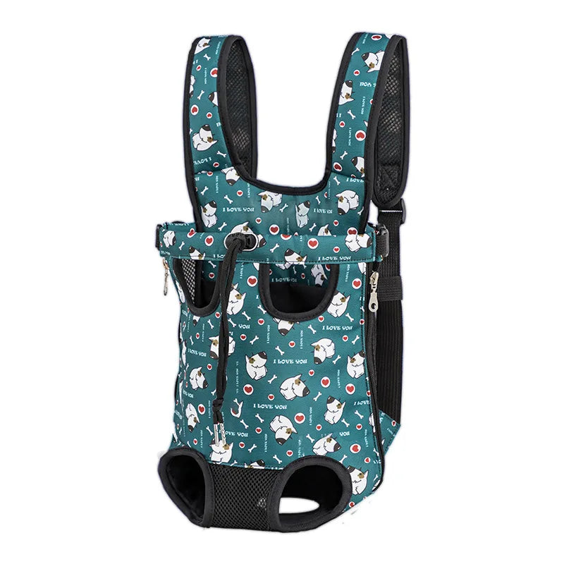 Camouflage Outdoor Breathable Dog Backpack Carrier For Travel