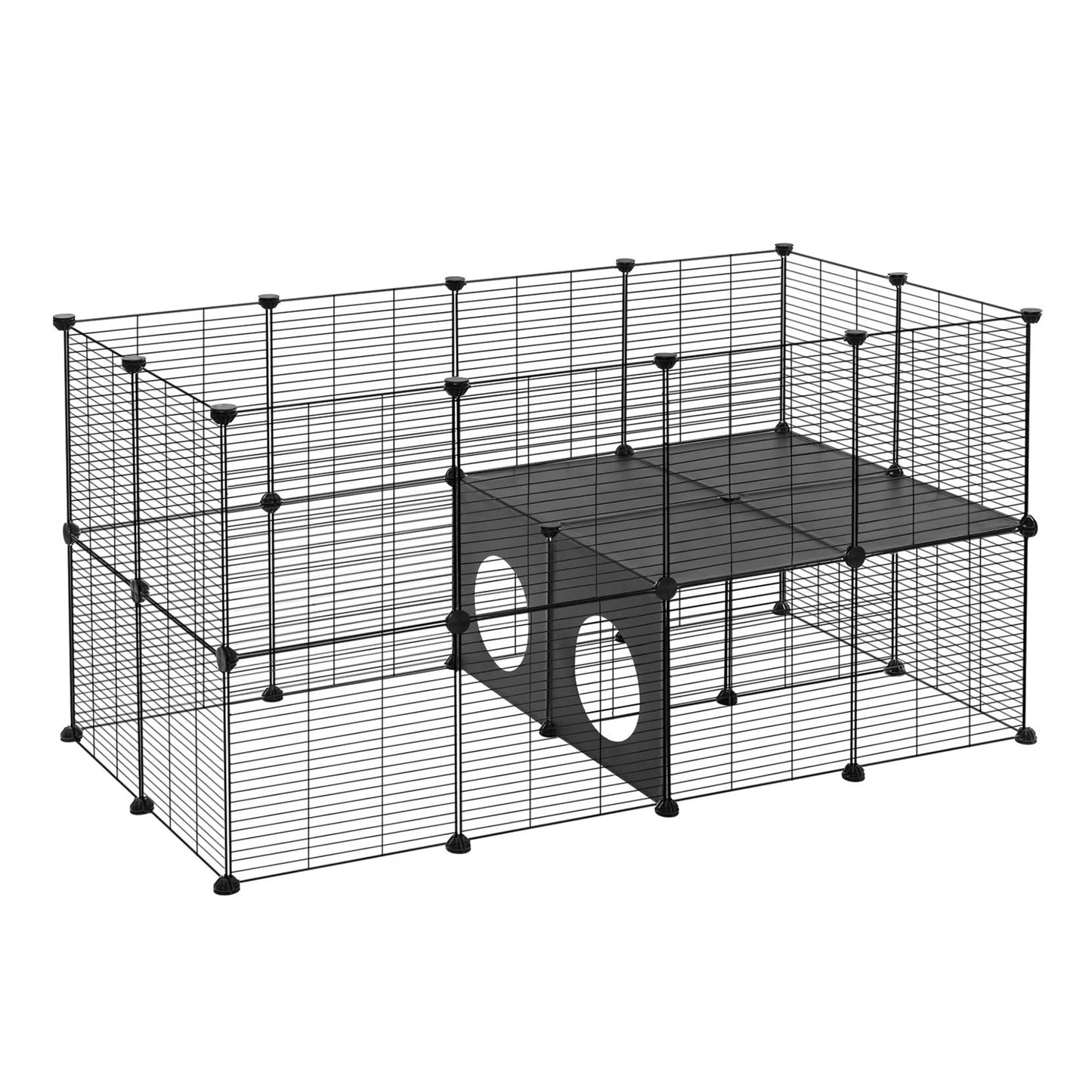 Portable Metal Small Animal Playpen For Guinea Pigs And Rabbits