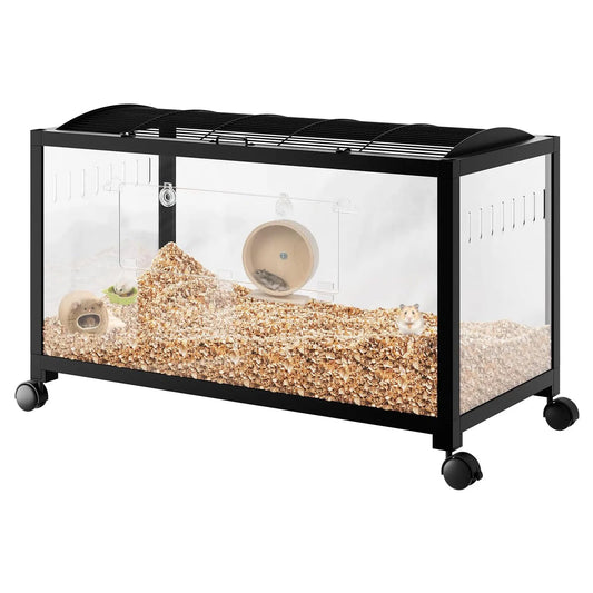 HiMISS Chew-Proof Metal Hamster Cage Stackable Small Animal Habitat