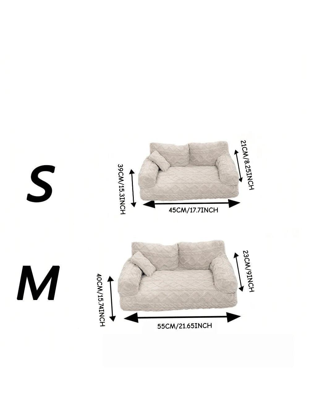 All-Season Pet Sofa Bed For Cats And Dogs, Washable