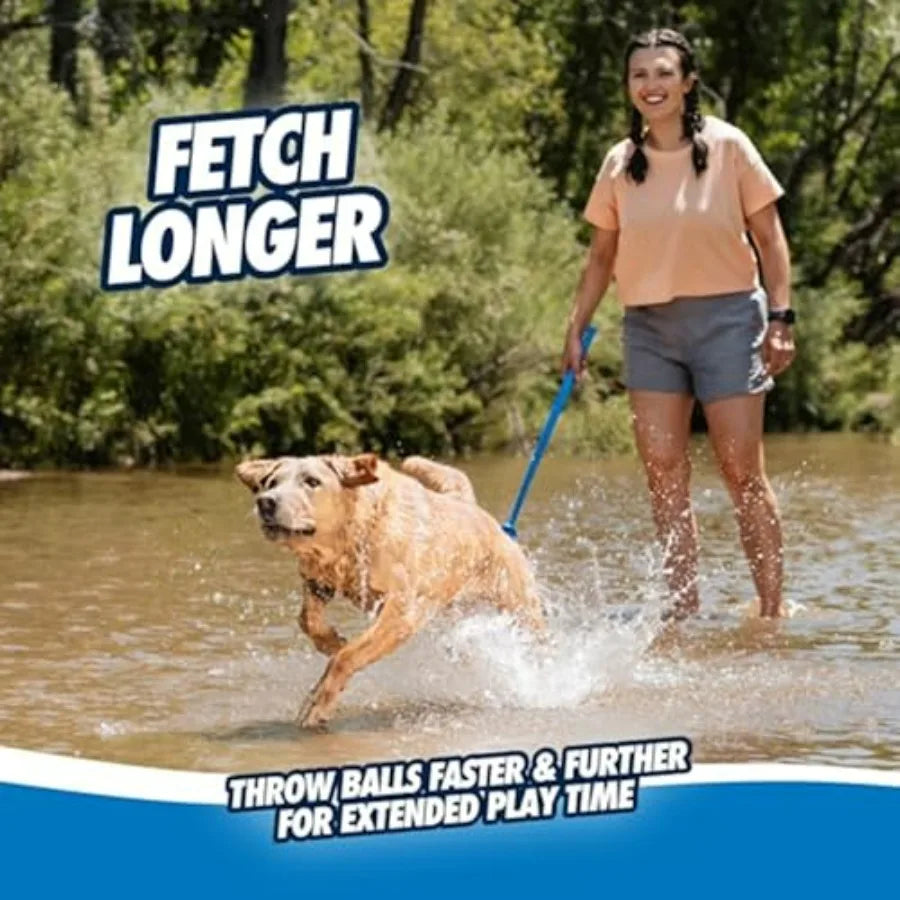 Dog Ball Launcher For Fetching Rubber Ball Thrower