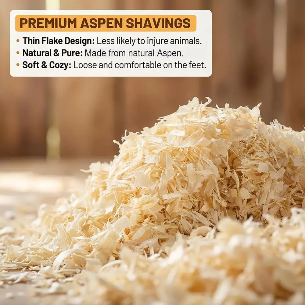 Aspen Shavings Chicken Coop Bedding For Nesting And Indoor Use