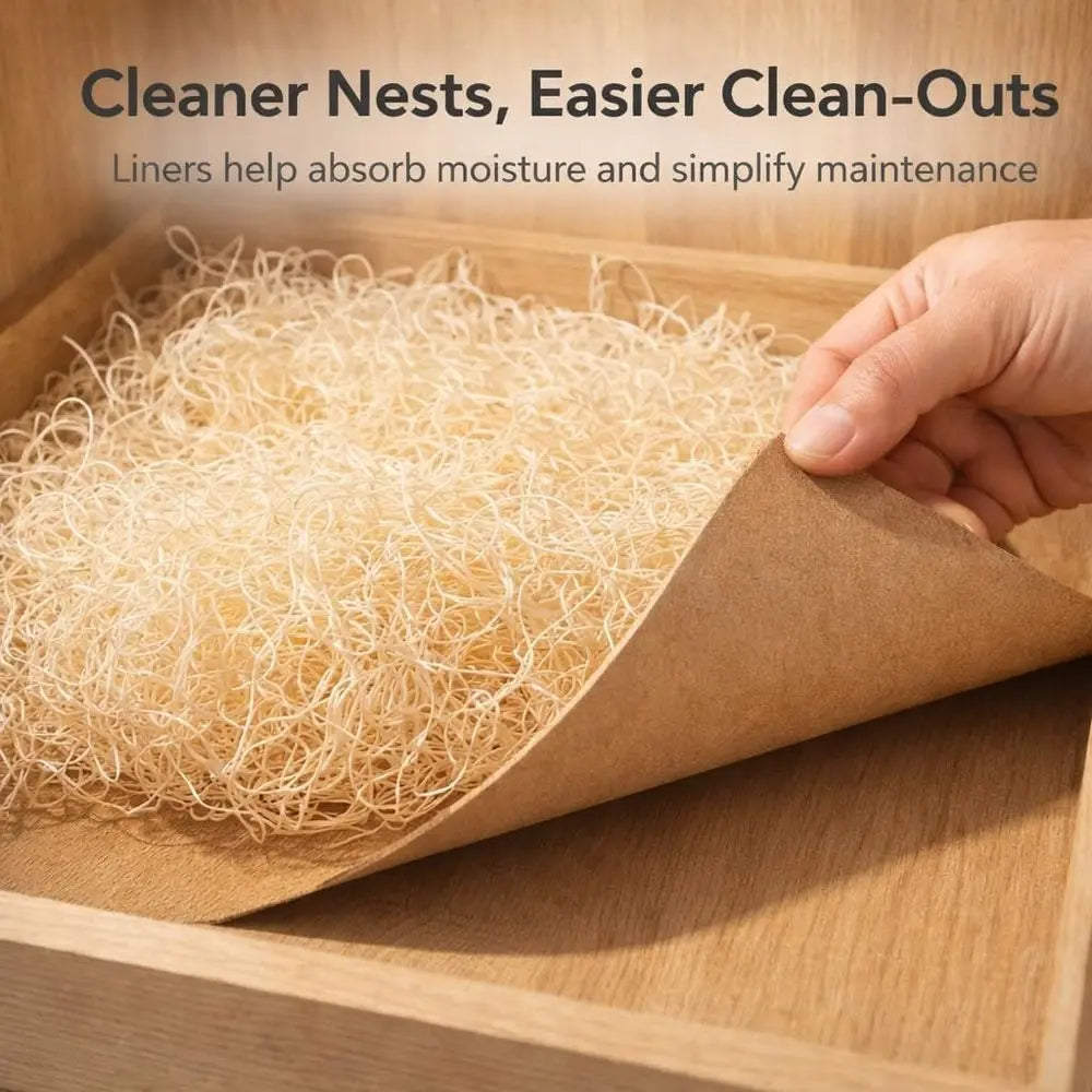 Chicken Nesting Kit With Aspen Bedding And Nest Liners