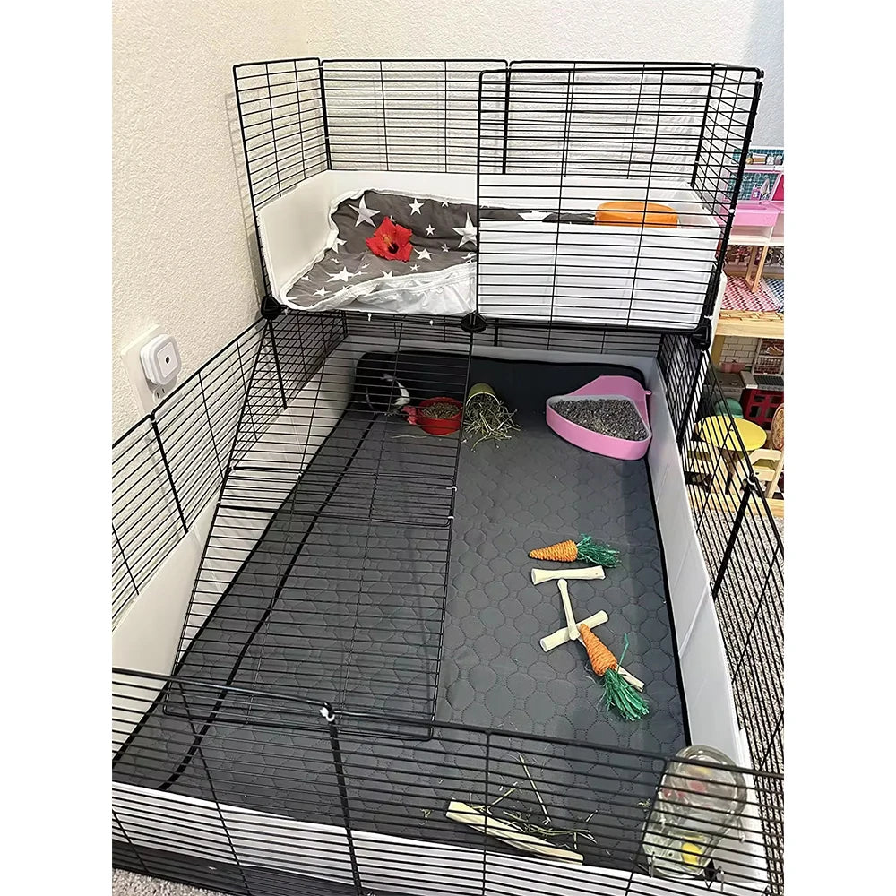 Guinea Pig Cage Lining Washable Pad Reusable Non Slip Pad