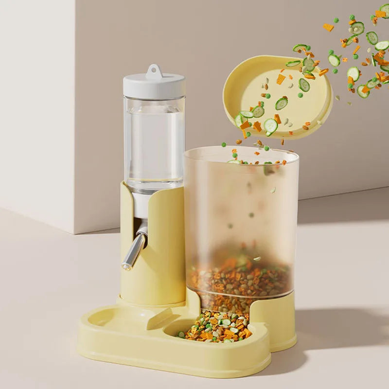 2 In 1 Automatic Hamster Feeder And Water Bottle Gravity