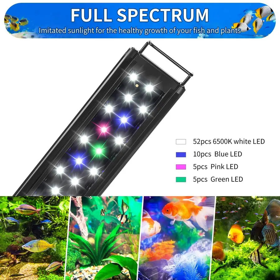 LED Full Spectrum Aquarium Light For Freshwater Tanks